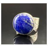 Sterling Silver Jay King Lapis Lazuli Cabochon
