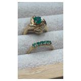 14K gold rings. Size 5 & 6. 4.7g