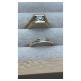 14k gold rings.  Size 5.5. 5.7g