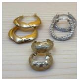 Trio of Pierced Hoop Earring