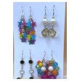 Collection of Fish Hook Pierced Earrings