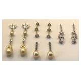 Collection of pierced earrings