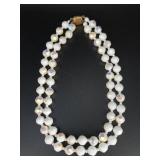 Double Strand Aurora Borealis Bead Choker