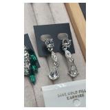 Collection of pierced earrings