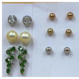 Collection of pierced earrings