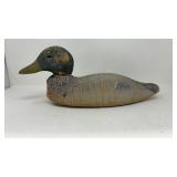 Hand-Carved Wooden Duck Decoy