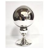 Modern Chrome Orb Sculpture