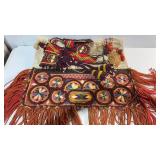 Native American Style Beaded Horse Regalia Set