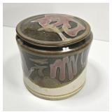 Ron Lieberman Lidded Art Pottery Jar