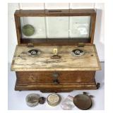 Antique Henry Troemner Apothecary Pharmacist Scale