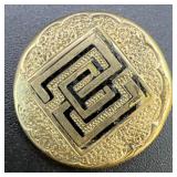 Antique Victorian Revival Greek Key Brooch