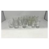 Assorted Clear Glassware 3-4ï¿½