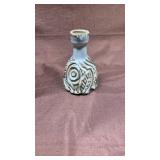 Carved Studio Candle Pottery Vase