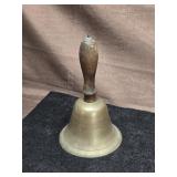 Brass Hand Bell With Wood Handle