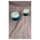 Studio Pottery Mini Vase Pair