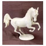 White Horse Statue 10in. Figurine
