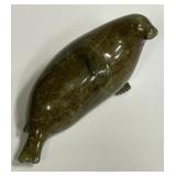 Inuit Style Soapstone Seal Sculpture