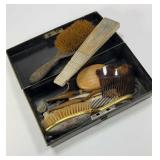 Vinatge Grooming Vanity Set in Box