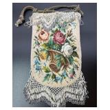 Antique 19th Century Victorian Micro Beaded Purse