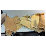 Natural Sheepskin Hide Collection of four 3-4ï¿½ï¿½