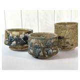 Rustic Studio Stoneware Pottery Bowls