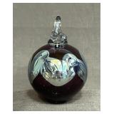 Hand Blown Art Glass Bottle