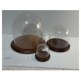 Vintage Glass Display Dome Collection