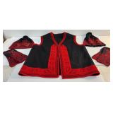 Traditional Embroidered Folk Costume Ensemble