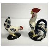 Sonson Porcelain Rooster & Hen Set