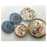Antique Porcelain Dress Stud Buttons