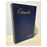 1937 Etiquette By Emily Post Book