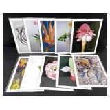 Botanical Art Print Set of 10 Jennifer Lis 8x10