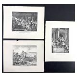 Historical Intaglio Battle Prints Selmar Hess 1894