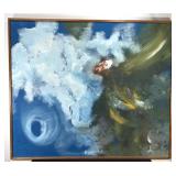 Large Original Abstract On Canvas Painting