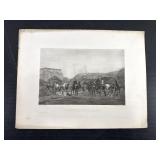 Antique J.R. Goubie Photogravure Print c.1880