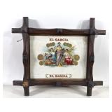 El Garcia Cigar Box Lid Label Framed