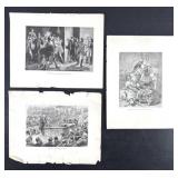 Historical Political Intaglio Prints Selmar Hess