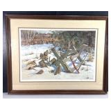 Signed Owen J. Gromme Wintering Quail Art Print