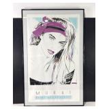 Dennis Mukai Signed Pop Art Serigraph Print