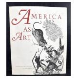America As Art Exhibition Catalog Book NCFA