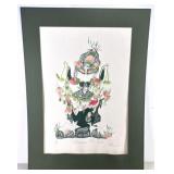 Toller Cranston Signed Mixed Media Print