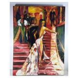 Tamboura Modern Figurative Painting On Canvas
