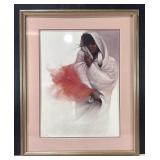 Ozz Franca Signed Winter Native  Art Print