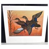 Daniel F. Heuer Signed Mallard Duck Print