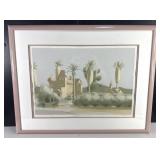 William Buffett Signed California Orange Grove Art