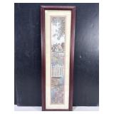 G. Turley Cottage Garden Gate Framed Print