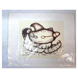 B. Deling Manitou Bird Canadian Native Serigraph