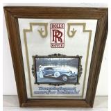 Rolls Royce Advertising Mirror Sign