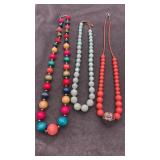 Beaded necklaces. 18-22