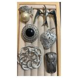 Collection of Sarah Coventry pins